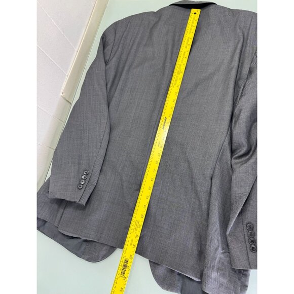 Peter Millar Blazer Jacket 50T 100% Wool Gray Double Vent Sport Coat Sport Coat - Picture 10 of 12